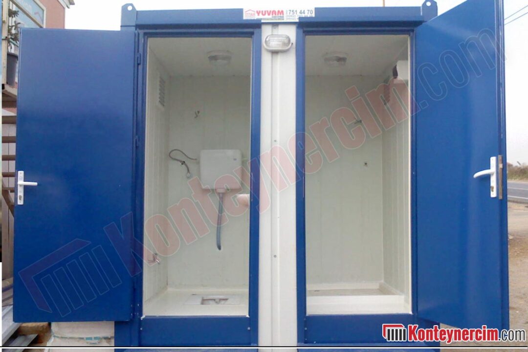 3x3m İkili WC, Lavabo ve Duş Konteyneri - WD102