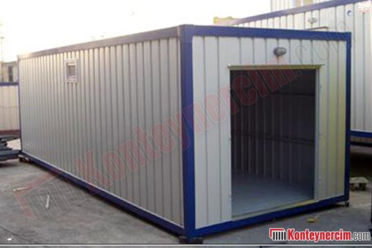 3x7m İçi Boş 21m2 Şantiye Depo Konteyneri - SAN107