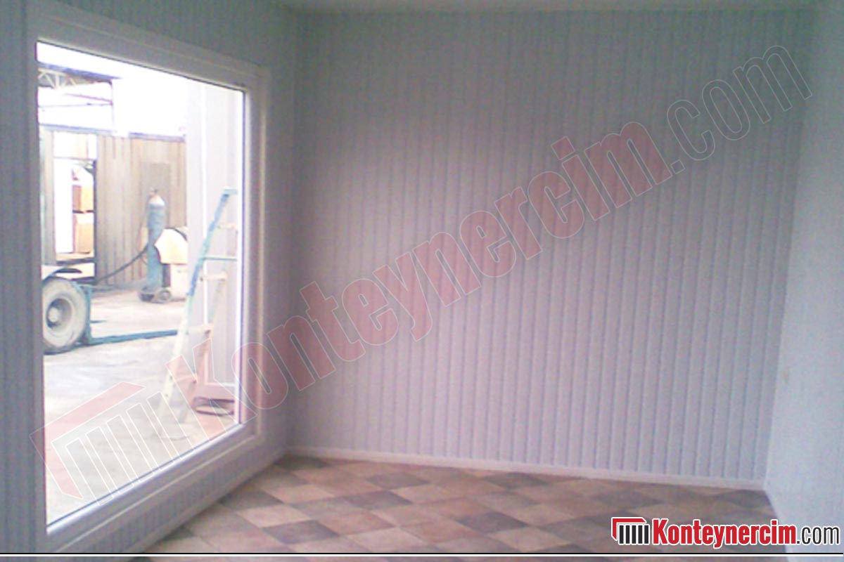 3x7m Özel Camlı İçi Boş Ofis Konteyneri - OFS119 - Görsel 3