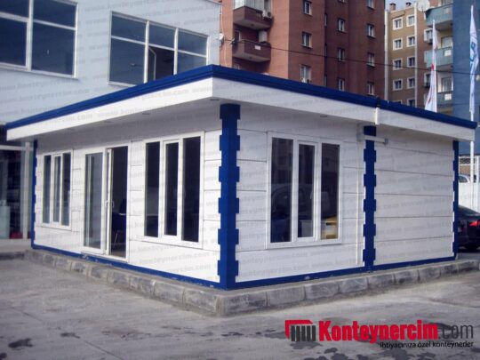 6x7m Fugalı 42m2 Birleşim Ofis ve İşyeri Konteyneri - FUGA112