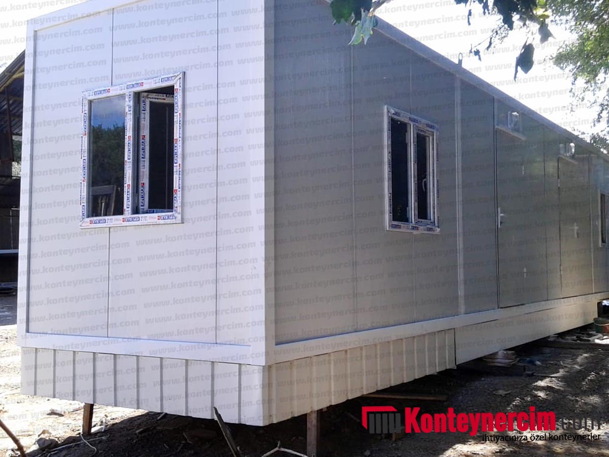 2,4x10m Çift Daireli Sandiviç Panel Ofis Konteyner - OFS142 - Görsel 2