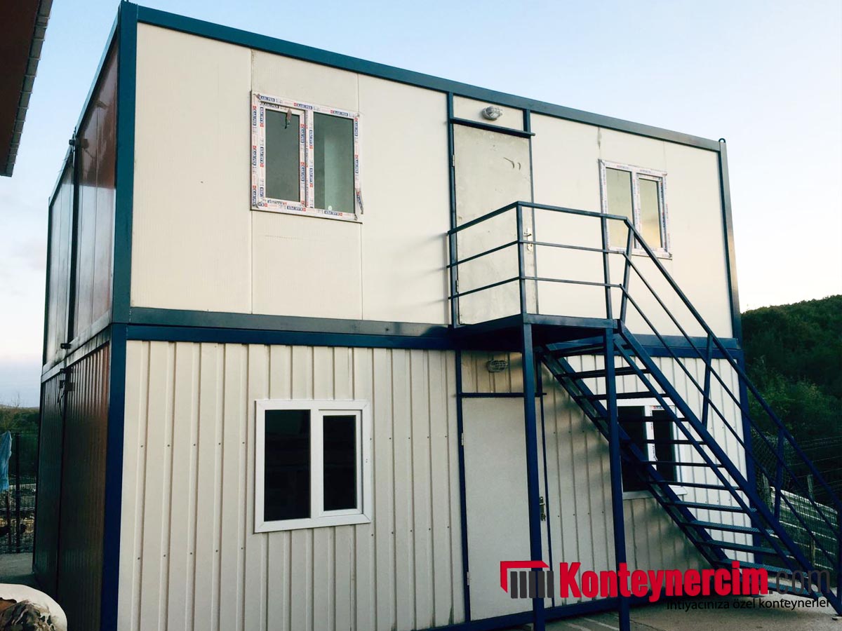84 m2 Çift Katlı Ekonomik Ofis Konteyner - OFS146 - Görsel 3