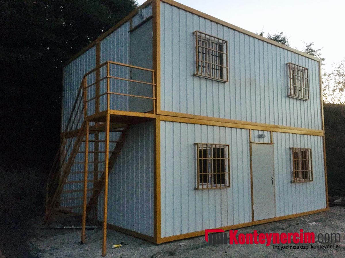 84 m2 Çift Katlı Ekonomik Ofis Konteyner - OFS146