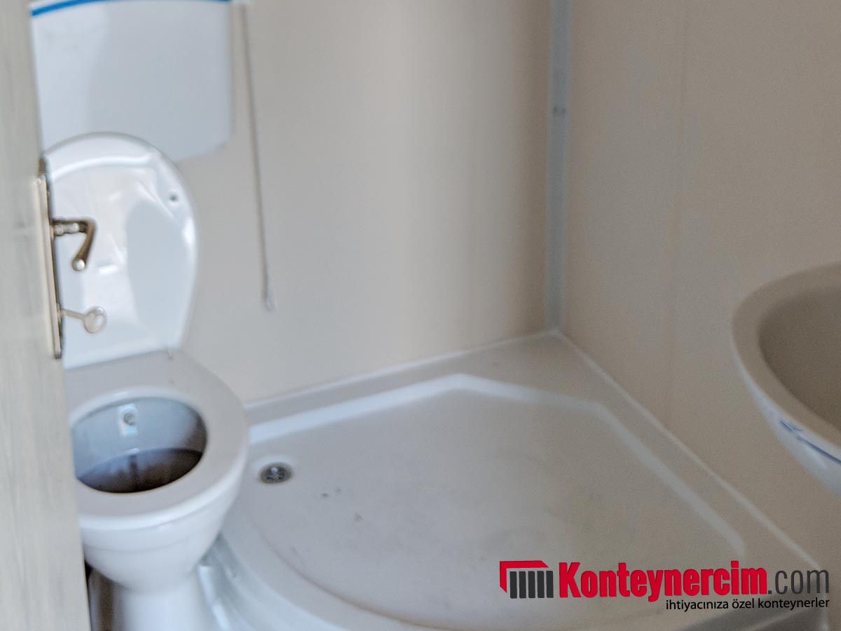 3x8m Betopan Kaplamalı, Çatılı Konteyner Ev EV125 Konteynercim