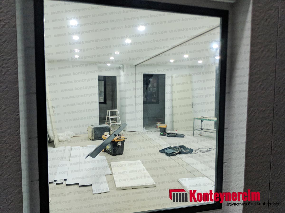 60 m2 Taşonit Kaplamalı Özel Tasarım Ofis Konteyner - OFS156 - Görsel 2