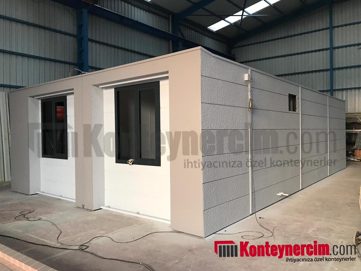 60 m2 Taşonit Kaplamalı Özel Tasarım Ofis Konteyner - OFS156 - Görsel 15