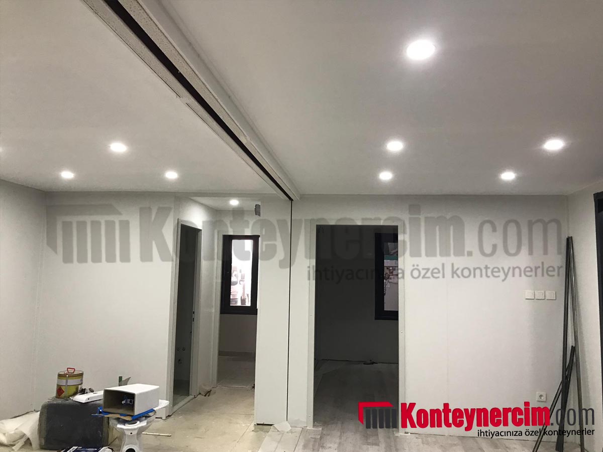60 m2 Taşonit Kaplamalı Özel Tasarım Ofis Konteyner - OFS156 - Görsel 17