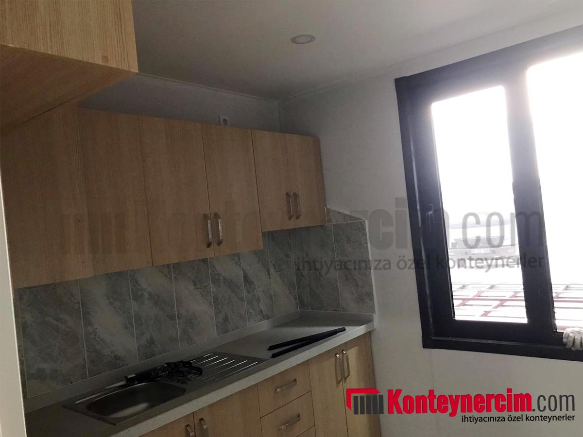 60 m2 Taşonit Kaplamalı Özel Tasarım Ofis Konteyner - OFS156 - Görsel 18