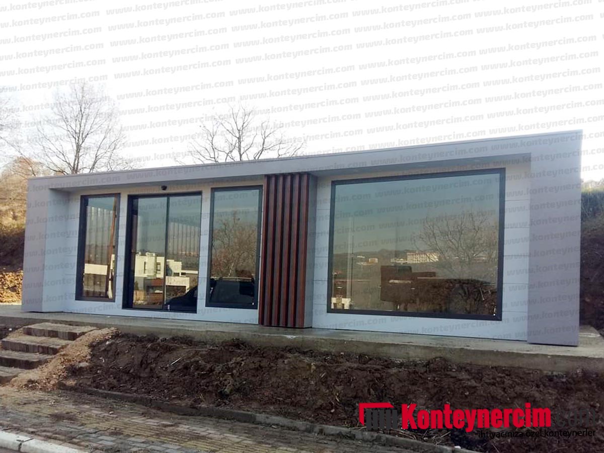 60 m2 Taşonit Kaplamalı Özel Tasarım Ofis Konteyner - OFS156 - Görsel 10
