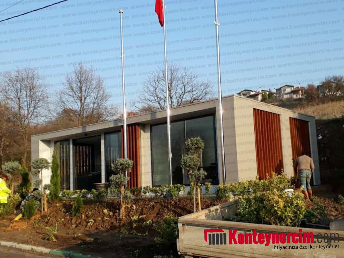 60 m2 Taşonit Kaplamalı Özel Tasarım Ofis Konteyner - OFS156 - Görsel 7