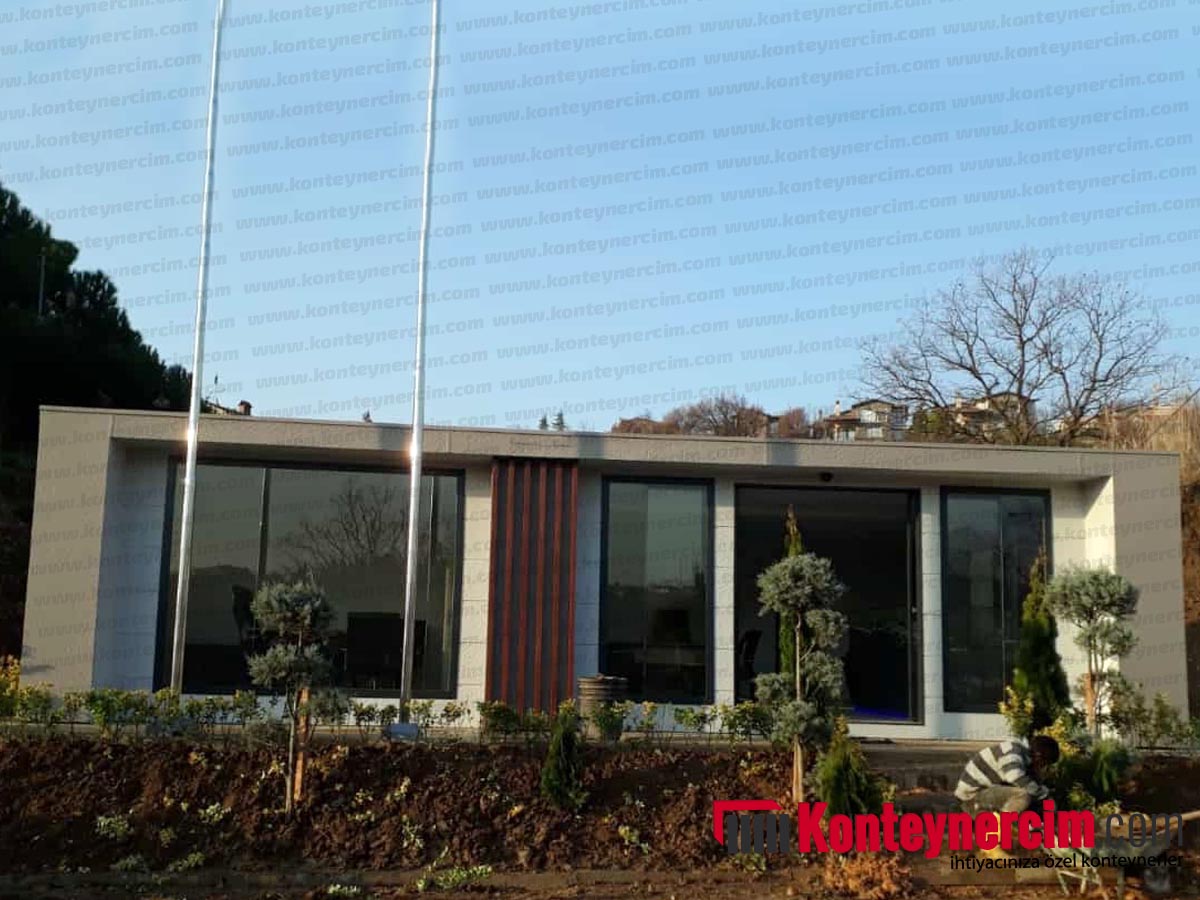 60 m2 Taşonit Kaplamalı Özel Tasarım Ofis Konteyner - OFS156 - Görsel 6
