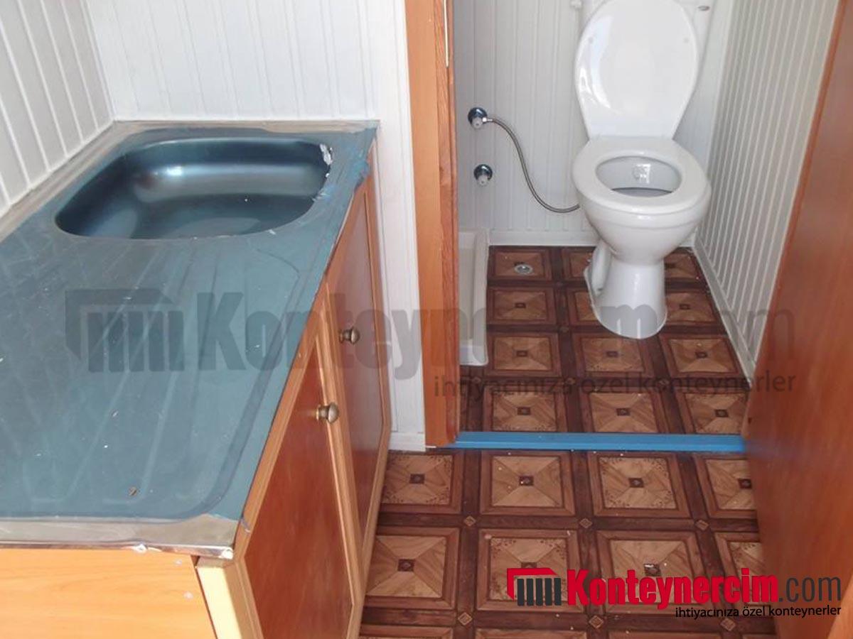 3x7m İki Odalı, Mutfaklı, Tuvalet, Duşlu, Çatılı, Verandalı Konteyner Ev, Saclı - EV133 - Görsel 11