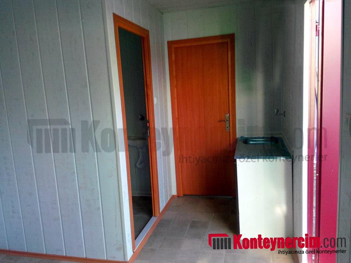 3x7m İki Odalı, Mutfaklı, Tuvalet, Duşlu, Çatılı, Verandalı Konteyner Ev, Saclı - EV133 - Görsel 5