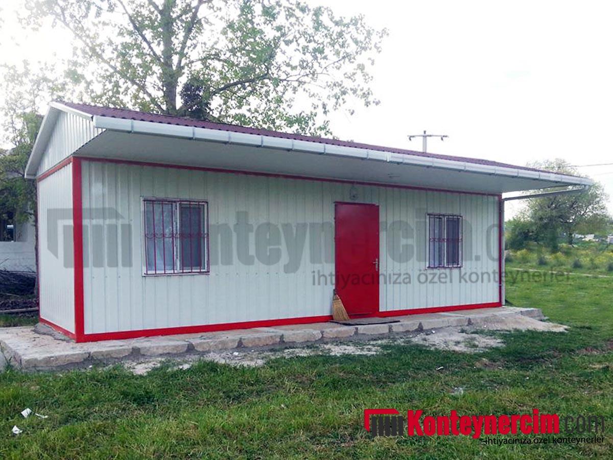 3x7m İki Odalı, Mutfaklı, Tuvalet, Duşlu, Çatılı, Verandalı Konteyner Ev, Saclı - EV133 - Görsel 4