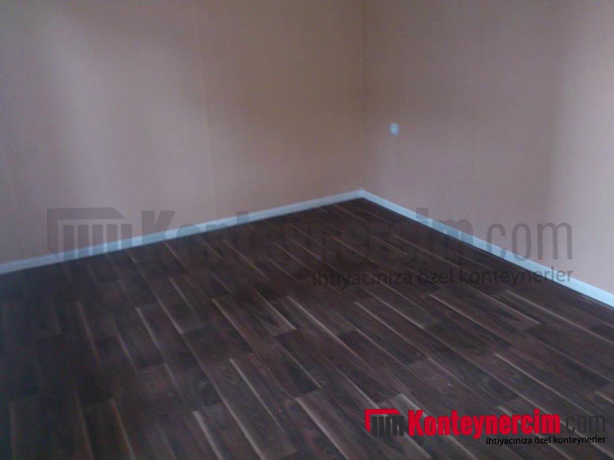 3x7m İki Odalı, WC, Duş ve Mutfaklı, Hazır Çatılı Konteyner Ev, Betopanlı - EV137 - Görsel 9