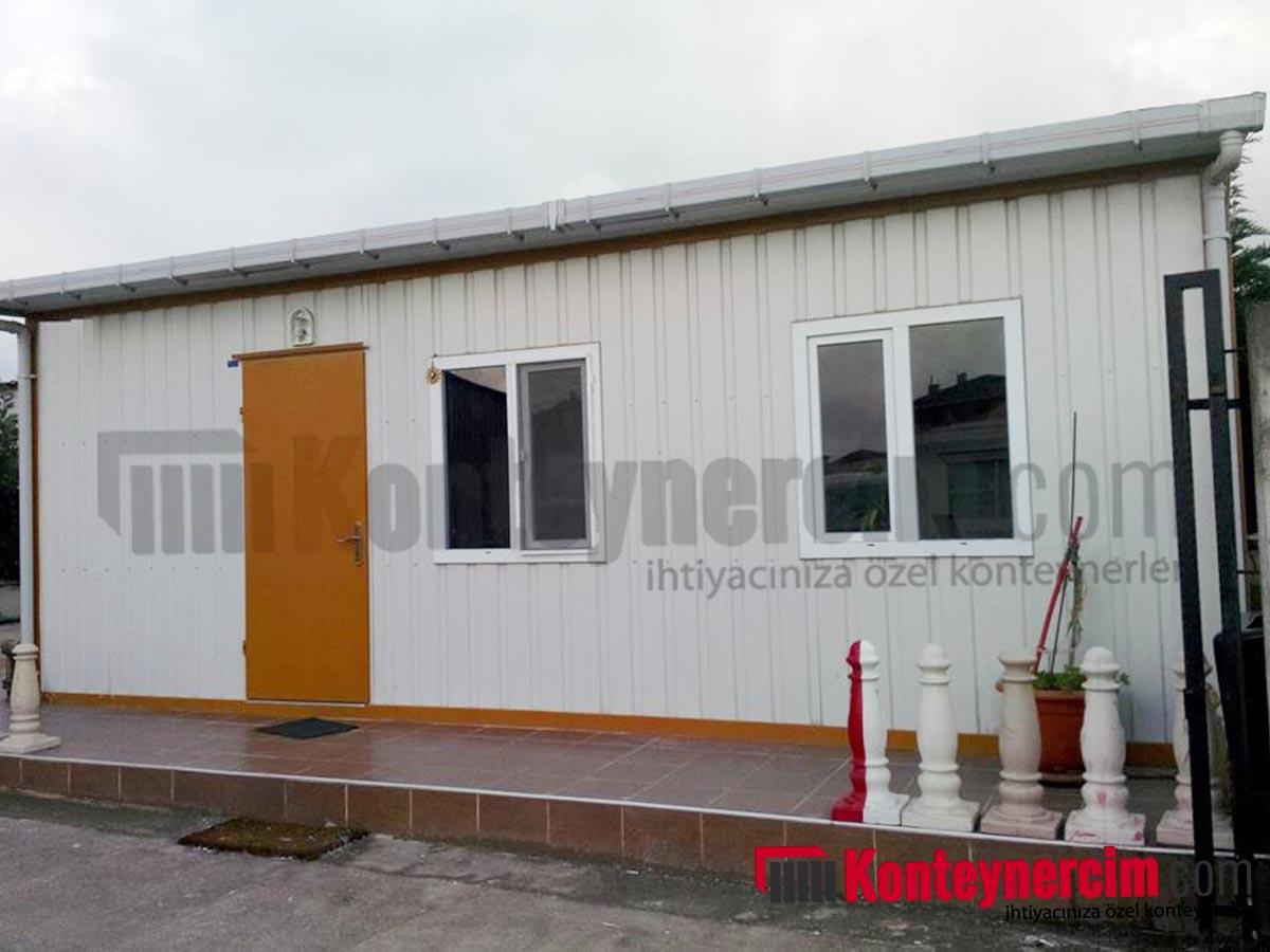 42 m2 3 Odalı, Birleşimli, Galvaniz Saclı Beşik Çatılı Konteyner Ev - EV141 - Görsel 3