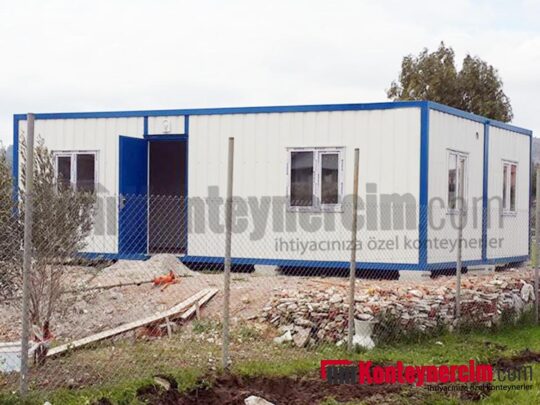 42 m2 Birleşimli, 3 Odalı Galvaniz Saclı Konteyner Ev EV144