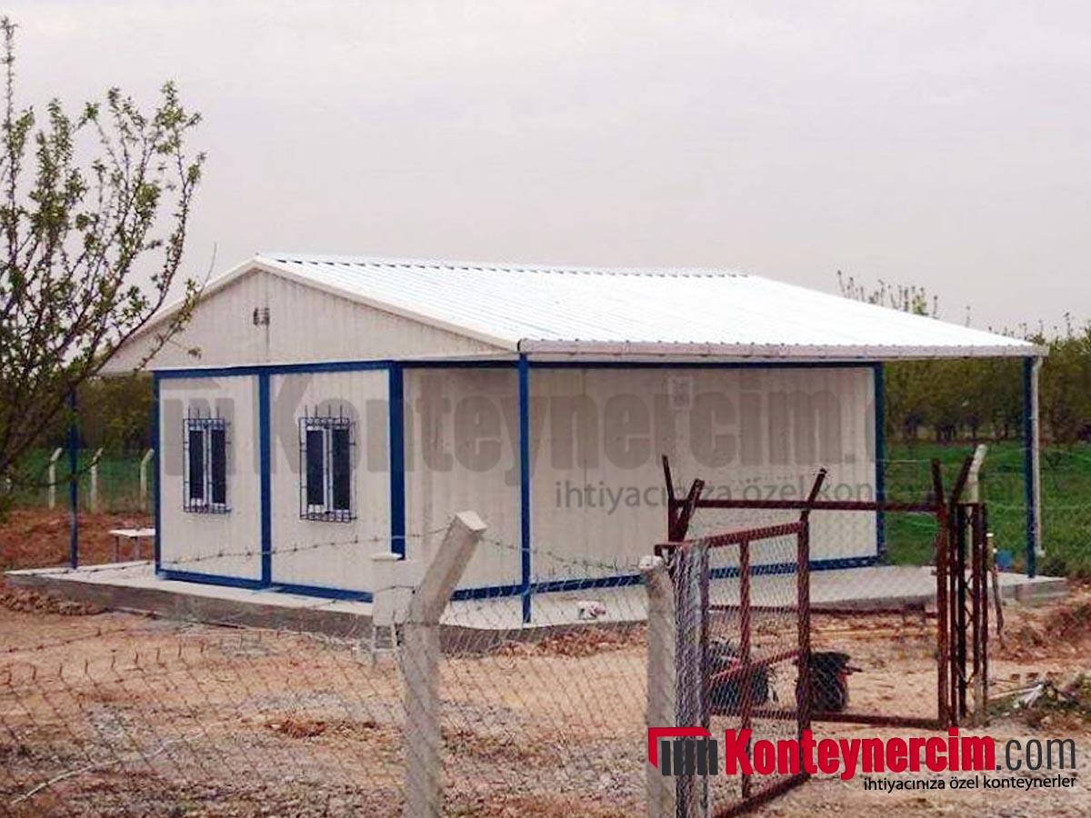 42 m2 Çatılı, Çift Verandalı Birleşimli Saclı Konteyner Ev – EV140 - Görsel 2