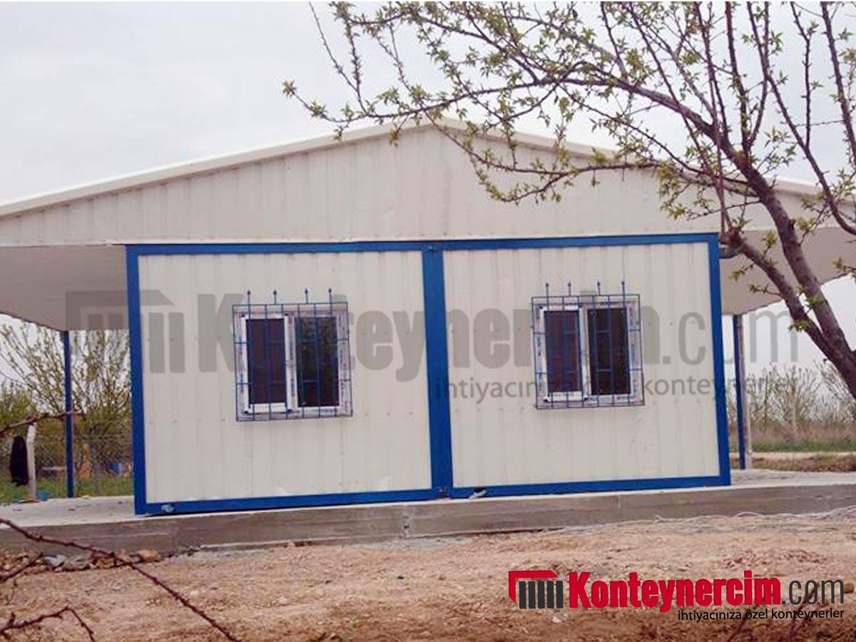 42 m2 Çatılı, Çift Verandalı Birleşimli Saclı Konteyner Ev – EV140 - Görsel 6