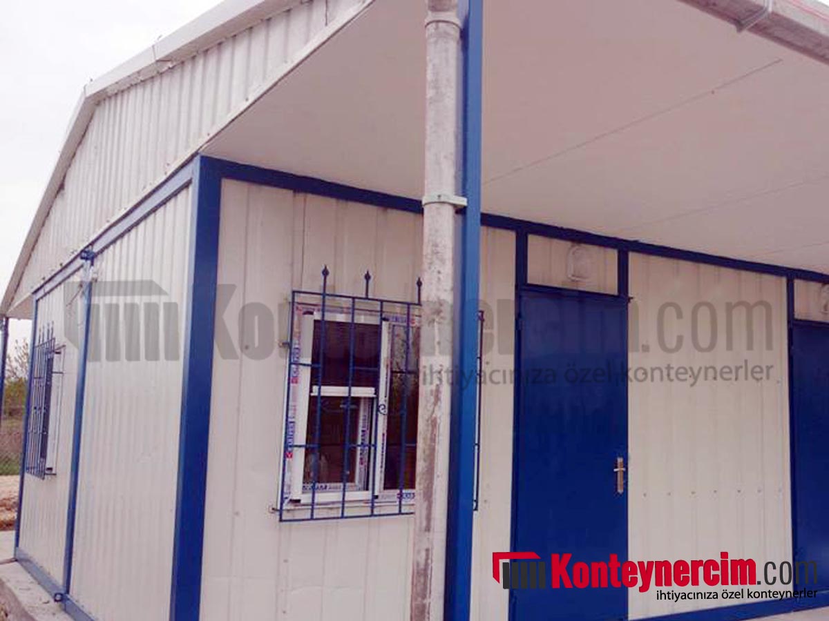 42 m2 Çatılı, Çift Verandalı Birleşimli Saclı Konteyner Ev – EV140 - Görsel 3