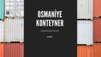 Osmaniye Konteyner